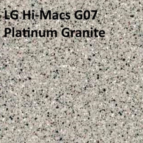 Lg hi macs g07 platinum granite